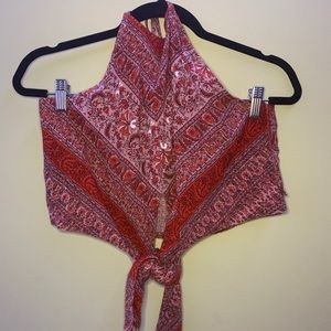 American Eagle Front-Tie top